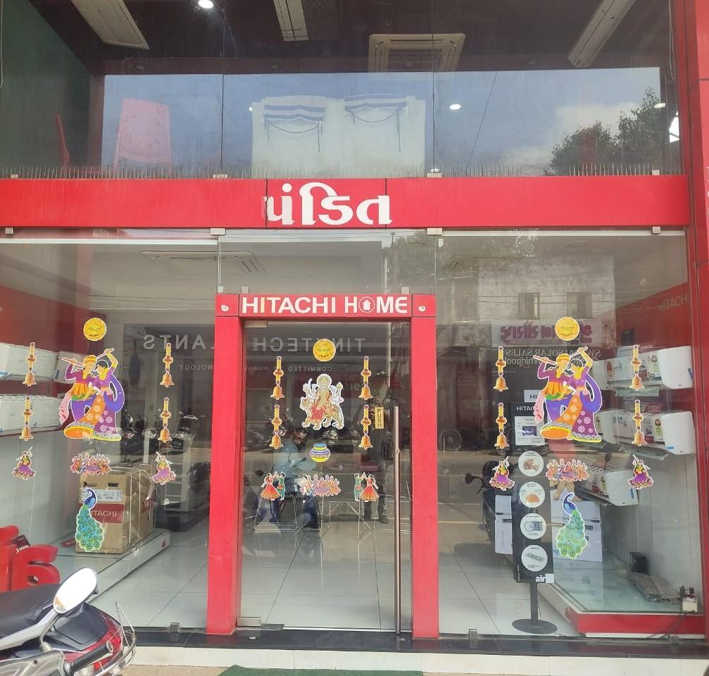 navratri special decoration at hitachi home