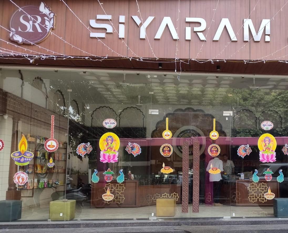 diwali special decoration at a shop