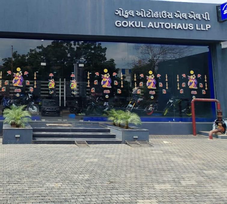 navratri special decoration at gokul